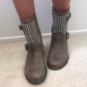 Steve Madden studded boots